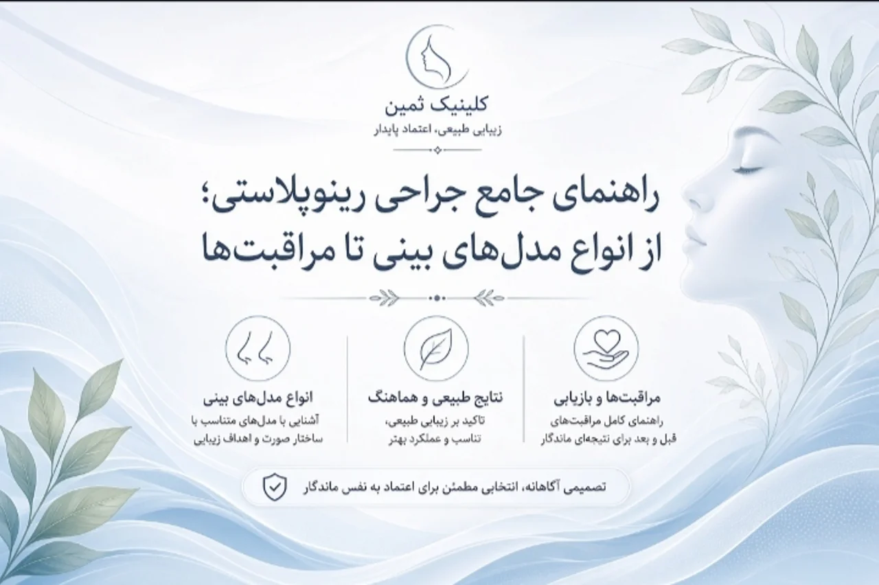 راهنمای جامع جراحی رینوپلاستی؛ از انواع مدل‌های بینی تا مراقبت‌ها در کلینیک ثمین
